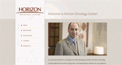 Desktop Screenshot of horizononcologycenter.com